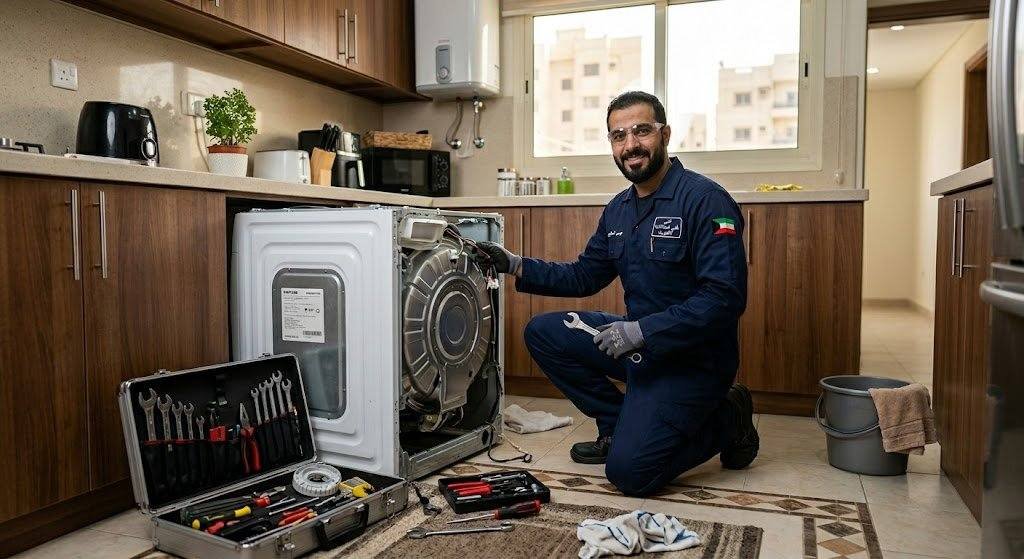 فني غسالات الكويت بالمنزل